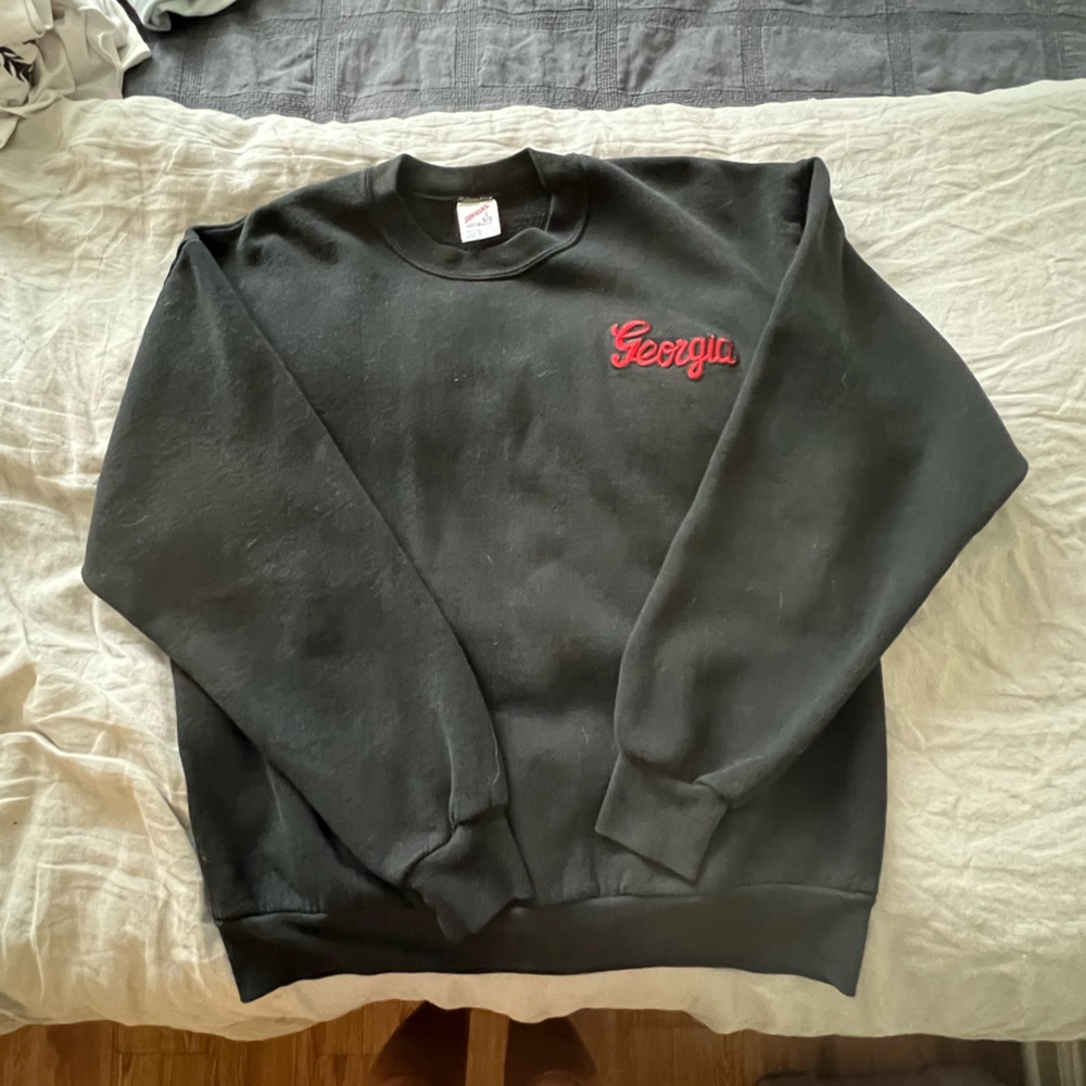 UGA— Black Vintage University of Georgia sweatshirt